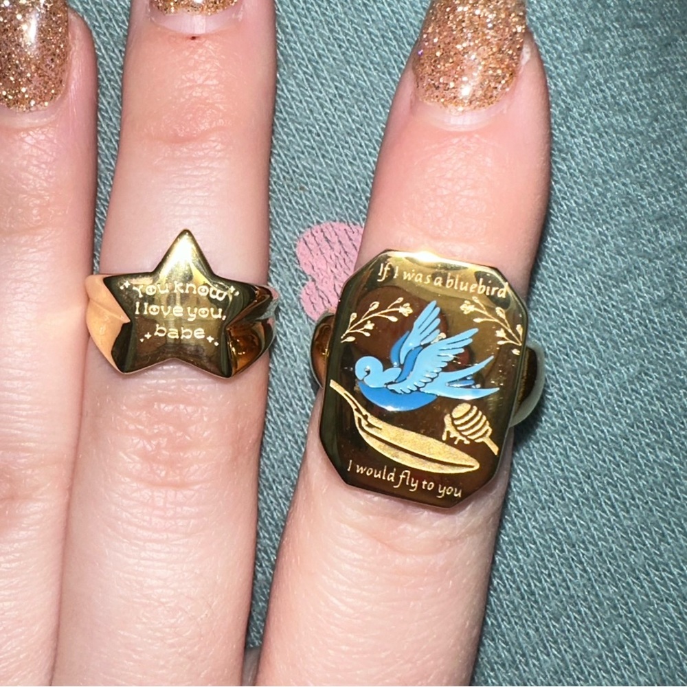 Harry Styles Inspired Set of Rings NWOT